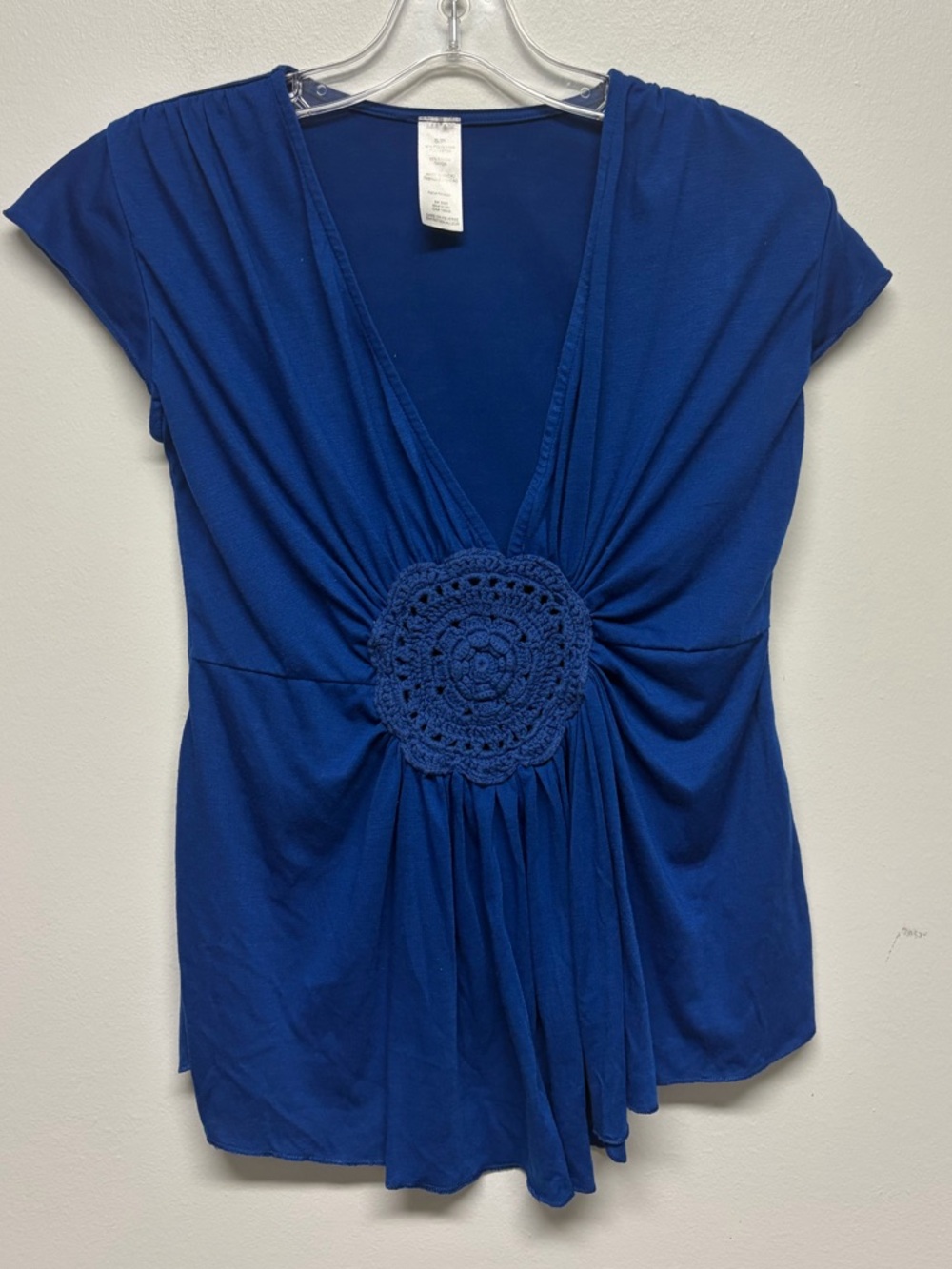 Blue Y2K Top
